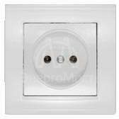 Розетка 1-м СП Бриллиант 16А IP20 бел. Universal 7947588