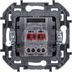 Переключатель промежуточный Inspiria 250В 10AX винт. клеммы алюм. Leg 673682