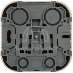 Розетка 1-м ОП Quteo 16А с заземл. сл. кость Leg 782241