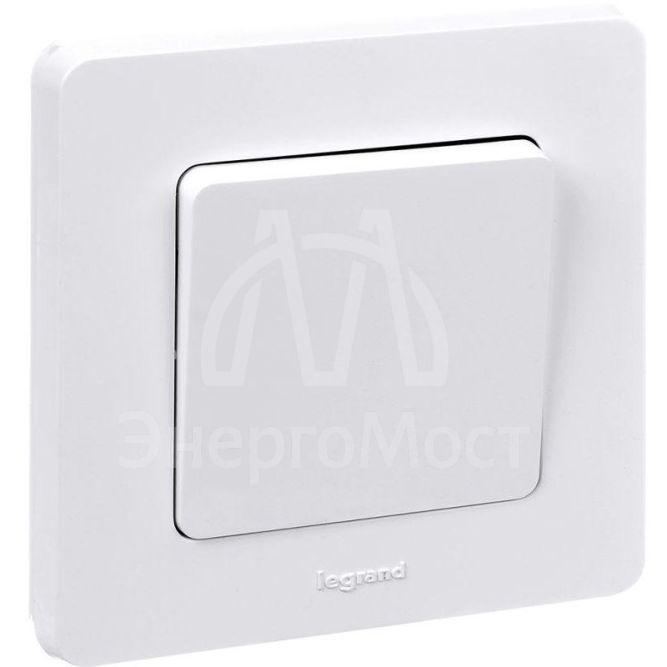 Механизм выключателя 1-кл. Inspiria 250В 10AX бел. Leg 673600