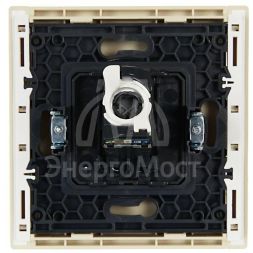 Розетка компьютерная RJ45 кат.5E FORTE&amp;amp;PIANO FP432 ваниль IEK FP-K10-1-K10