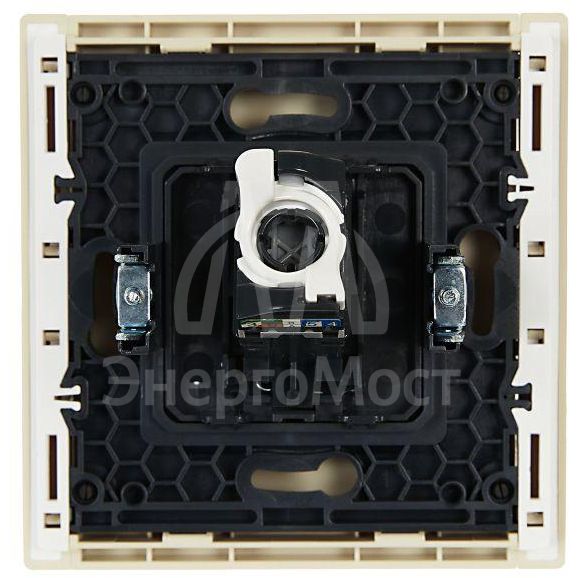 Розетка компьютерная RJ45 кат.5E FORTE&amp;amp;PIANO FP432 ваниль IEK FP-K10-1-K10