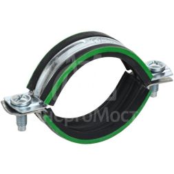 Скоба двухкомпонентная с резин. уплотн. d25-28мм метал. ELASTA IEK ET-MP40D-SK-025-02-130