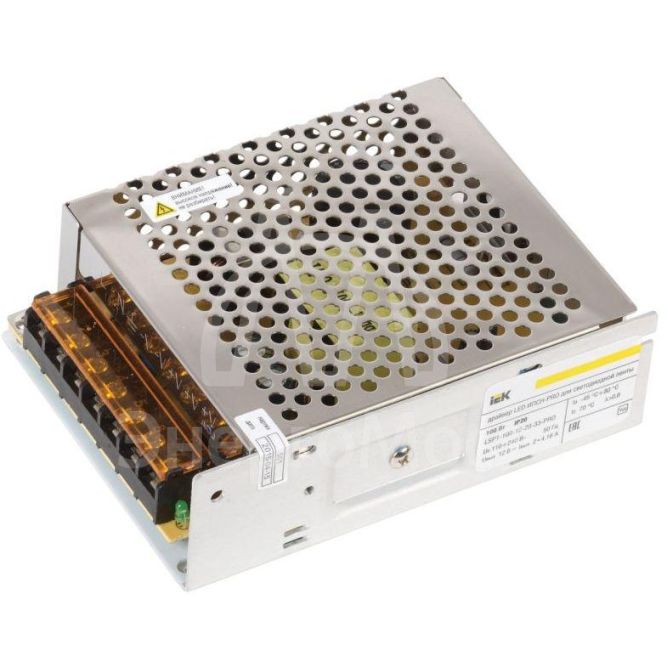 Драйвер LED ИПСН-PRO 5050 100Вт 12В блок-клеммы IP20 IEK LSP1-100-12-20-33-PRO