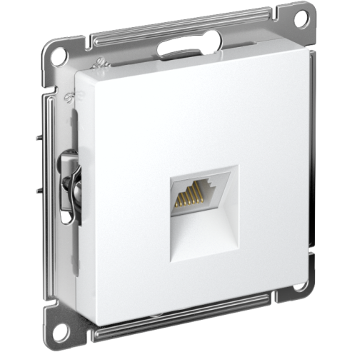 Розетка компьютерная AtlasDesign RJ45 кат. 5Е механизм лотос SE ATN001383