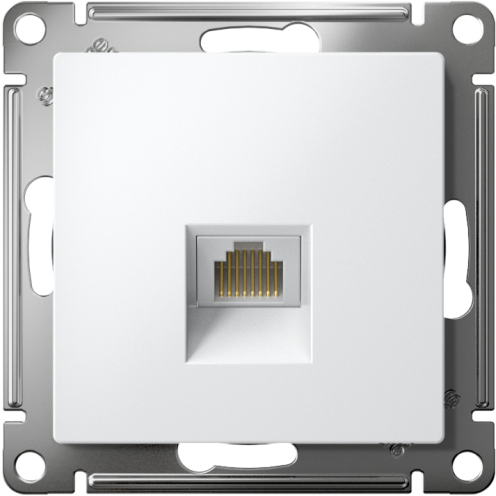 Розетка компьютерная AtlasDesign RJ45 кат. 5Е механизм лотос SE ATN001383