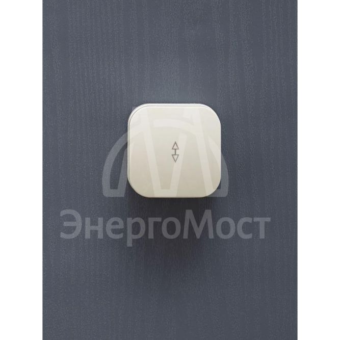 Переключатель проходной 1-кл. ОП GLORY 10А ВСп10-1-0-ХК крем. IEK EVH12-K33-10