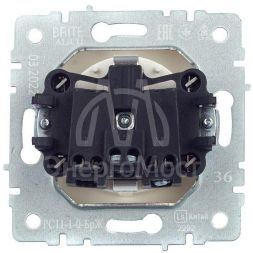 Розетка 1-м СП BRITE РС11-1-0-БрЖ 16А с заземл. без защ. шторки жемчуж. IEK BR-R11-16-K36