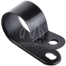 Скоба крепежная 16мм нейлон. черн. (уп.50шт) IEK USK11-16-050-K02
