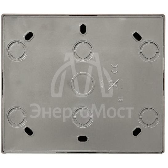 Розетка 4-мест. с заземл. LETO закрытый корпус ПБТ платина LEZARD 752-3500-127BDP