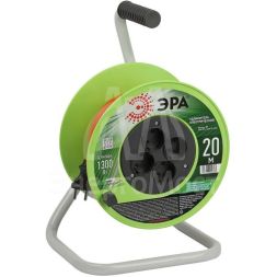 Удлинитель на катушке 4х20м без заземл. RP-4-2x0.75-20m ПВС 2х0.75 Эра Б0059779