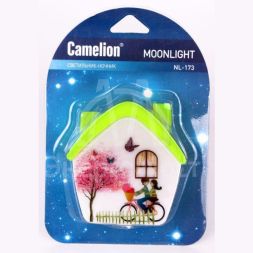 Светильник светодиодный NL-173 &amp;quot;Домик&amp;quot; ночник с выкл. 220В Camelion 12529