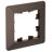 Рамка 1-м AtlasDesign Air мокко/дым. черн. SE ATN220601