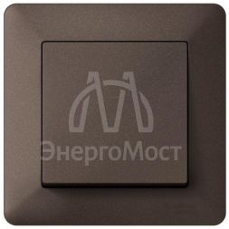 Рамка 1-м AtlasDesign Air мокко/дым. черн. SE ATN220601