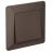Рамка 1-м AtlasDesign Air мокко/дым. черн. SE ATN220601