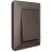 Рамка 1-м AtlasDesign Air мокко/дым. черн. SE ATN220601