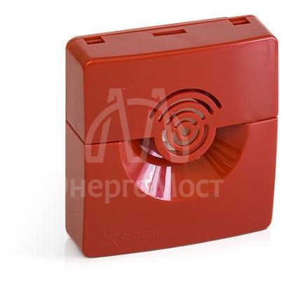 Оповещатель охранно-пожарный звуковой ОПОП 2-35 24В (корпус красн.) Рубеж Rbz-208469