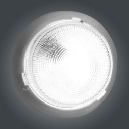 Светильник НБО 23-60-001 &amp;quot;Раунд&amp;quot; d220 1х60Вт E27 IP44 корпус бел. Элетех 1005500564