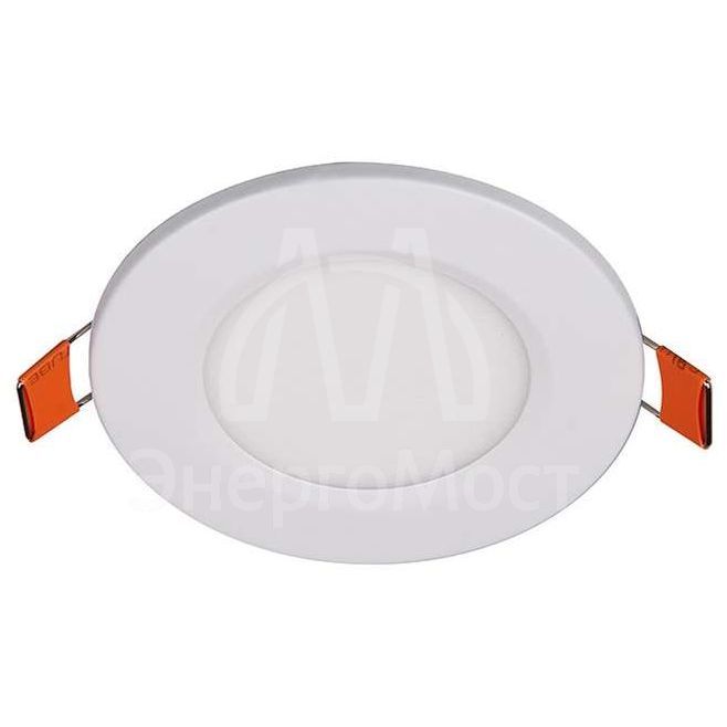 Светильник светодиодный ультратонкий встраив. PPL-R 3Вт 6500К IP40 WH d90мм круглый JazzWay 5008441A