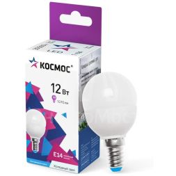 Лампа светодиодная GL 12Вт 6500К E14 220В Космос LkecLED12wGLE1465