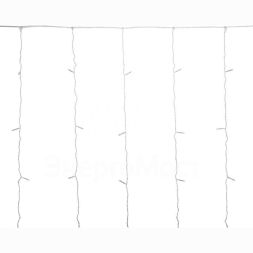 Гирлянда &amp;quot;Светодиодный Дождь&amp;quot; 3х2м свечение с динамикой прозр. провод 230В роз. Neon-Night 235-097