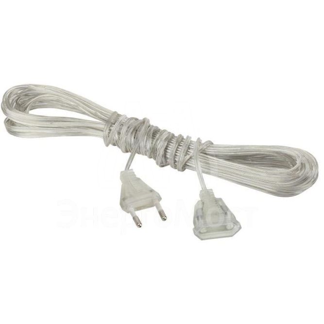 Удлинитель для гирлянд 220В IP20 3м ЭРА Б0041903