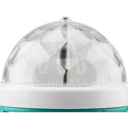 Лампа светодиодная &amp;quot;Диско&amp;quot; 6Вт шар E27 220В многоцв. с подставкой IP20 Neon-Night 601-251