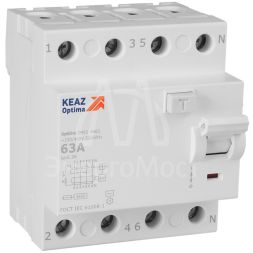 Выключатель автоматический модульный 2п K 4А OptiDin BM63-2K4-DC-УХЛ3 КЭАЗ 261257