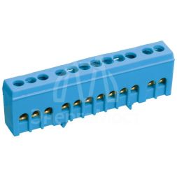 Шина нулевая в корп. изол. на DIN-рейку ШНИ-6х9-10-К-С IEK YNN10-69-10KD-K07