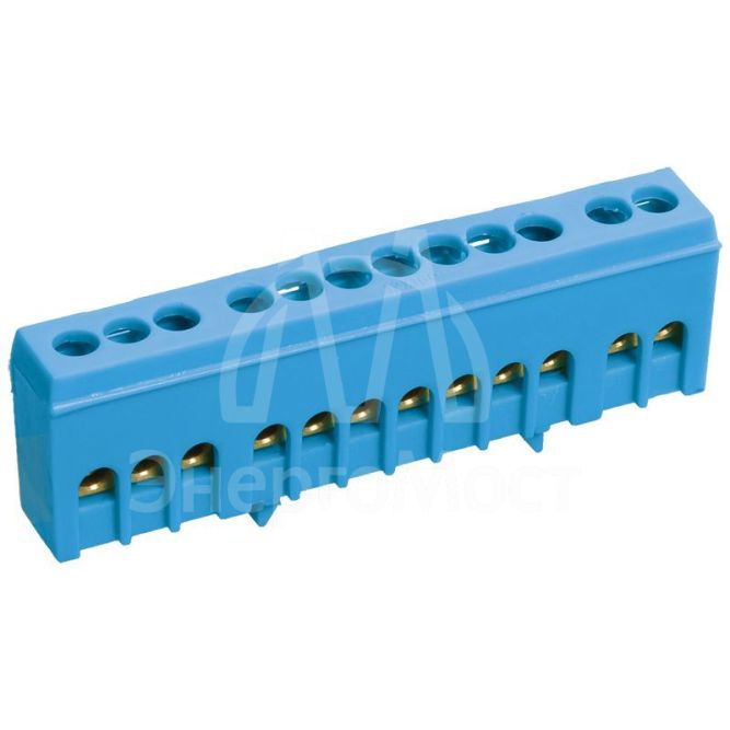 Шина нулевая в корп. изол. на DIN-рейку ШНИ-6х9-10-К-С IEK YNN10-69-10KD-K07