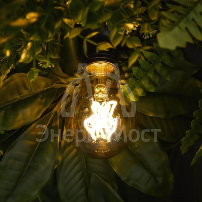 Лампа светодиодная филаментная Loft 271 A60 3Вт 2400К E27 Voltega 8584