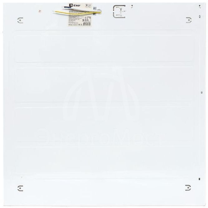 Светильник светодиодный ДУО-4109-L 40Вт 4000К 595х595 25мм ДВО опал с равномерной засветкой панель Basic EKF LPL-4109-L-40-4000