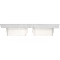 Рамка 2-м BRITE РУ-2-БрАБ-44 IP44 арктич. бел. IEK BR-M22-44-K91