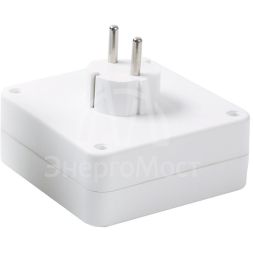 Разветвитель 4-м квадрат с заземл. 16А 3500Вт 250В бел. DОМТОК 2661