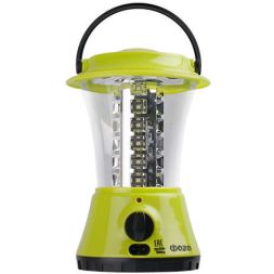 Фонарь аккумуляторный кемпинговый AccuF5-L36-gn 36SMD 2 режима: 100проц. 2ч/10проц. 16ч аккум. 1.6А.ч индикатор зарядки диммер зел. ФАZА 2851000