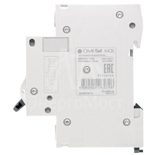 Выключатель автоматический (АВ) B 10А 1P 4.5кА 230В City9 Set SE C9F14110