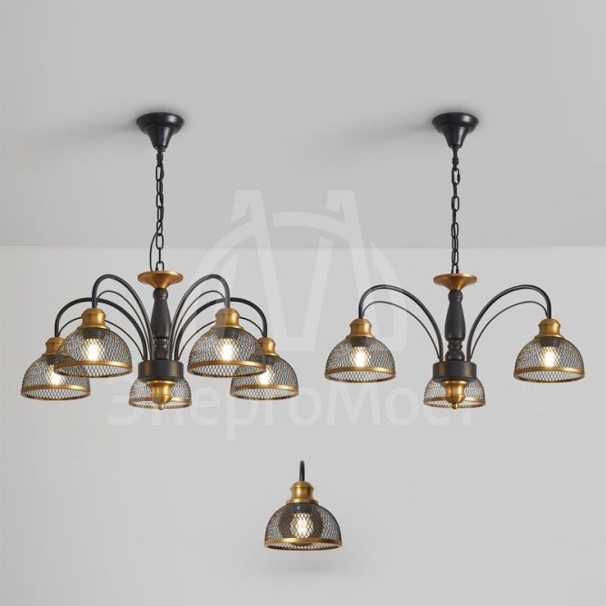 Светильник Caz 3х60Вт E27 IP20 подвесной Freya FR5527PL-03BBZ