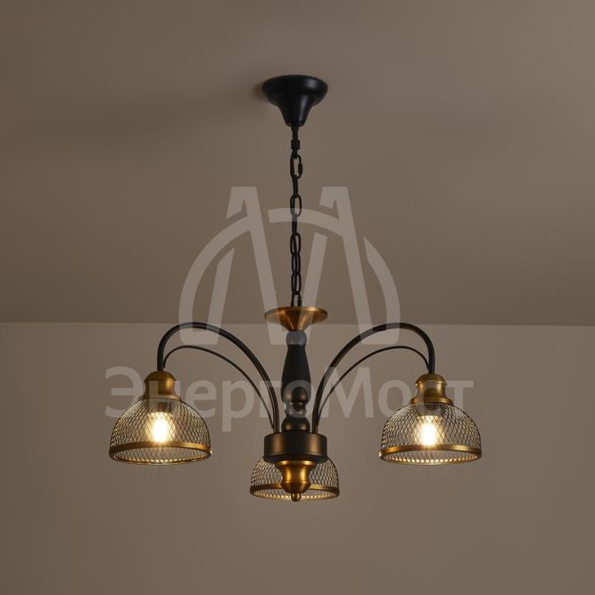 Светильник Caz 3х60Вт E27 IP20 подвесной Freya FR5527PL-03BBZ