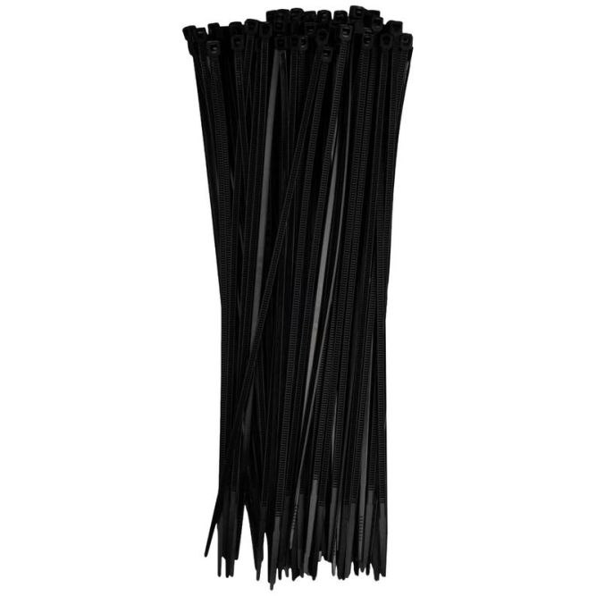 Хомут кабельный PCT 2.5х200-100BL 2.5х200 PA6.6 черн.(уп.100шт) JazzWay 5054394