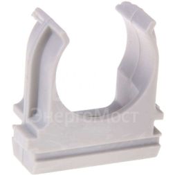 Клипса для трубы d20мм сер. Урал Пак АТ-50120-100