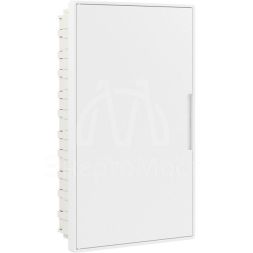 Щиток встраиваемый FRAME 36мод. с бел. дверцей с 4 шинами PEN (2шт на 8 отверст. и 2шт на 10 отверст.) бел. DKC F36B1WW