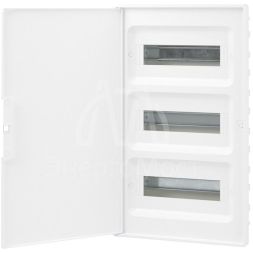 Щиток встраиваемый FRAME 36мод. с бел. дверцей с 4 шинами PEN (2шт на 8 отверст. и 2шт на 10 отверст.) бел. DKC F36B1WW