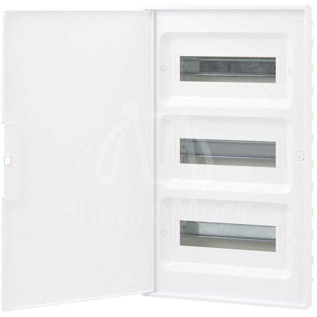 Щиток встраиваемый FRAME 36мод. с бел. дверцей с 4 шинами PEN (2шт на 8 отверст. и 2шт на 10 отверст.) бел. DKC F36B1WW