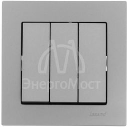 Механизм выключателя3-кл. СП VESNA платина LEZARD 742-3588-109