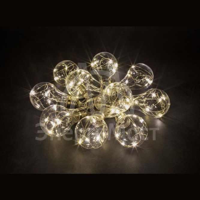 Гирлянда 93 676 NGF-D024-03 (лампочки WW 100 3м IP20 3АА) Navigator 93676