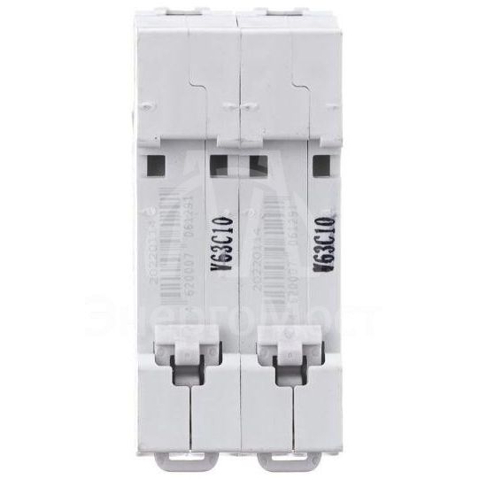 Выключатель автоматический модульный 2п C 10А 4.5кА ВА-101 SchE 11065DEK