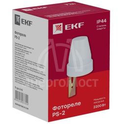Фотореле PS-2 (ФР) 10А (2200Вт) IP44 EKF fr-ps-2-10