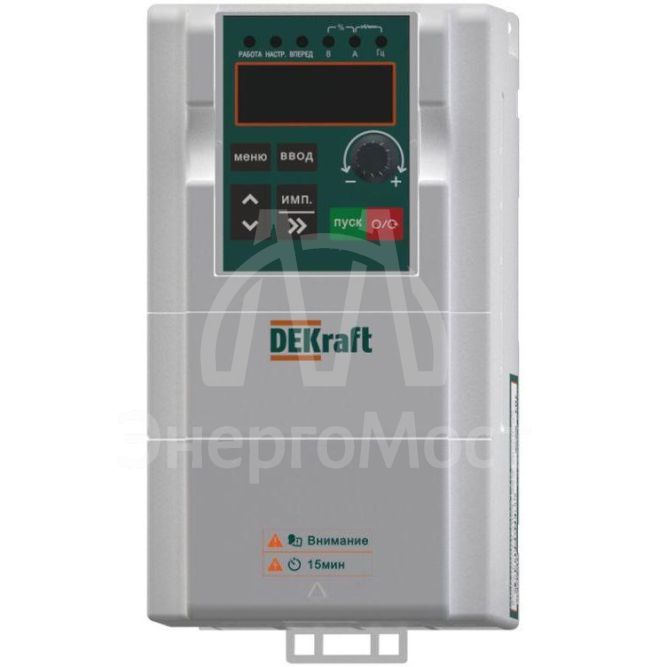 Преобразователь частоты DEKV060 0.75кВт 380В 3ф с торм. модулем SchE DEKV060G0R75T4B