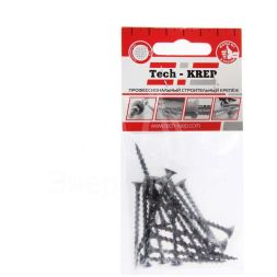 Саморез 3.8х51 гипсокартон-дерево (уп.60шт) пакет Tech-Krep 125468