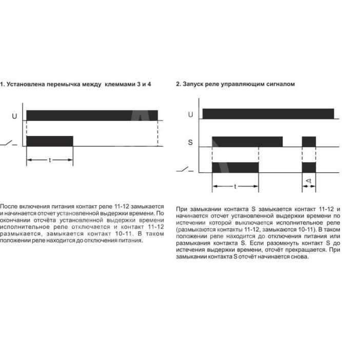 Реле времени RV-02 (задержка выкл. (1..120сек) 230В 16А 1перекл. IP20 монтаж на DIN-рейке) F&amp;amp;F EA02.001.008
